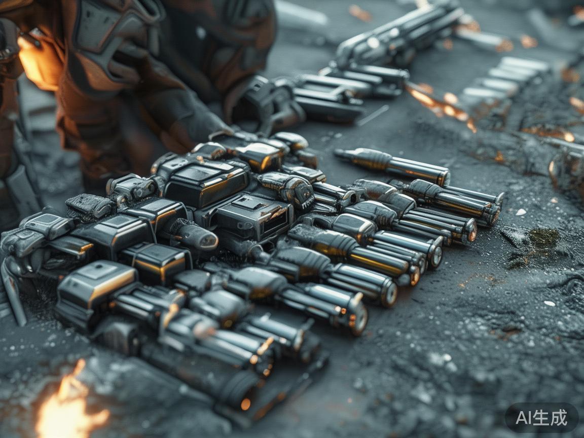 不同的子弹类型对应不同的攻击效果，合理选择和运用尤